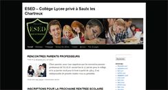 Desktop Screenshot of esed.fr
